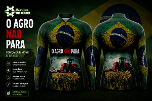 CAMISA O AGRO NÃO PARA
