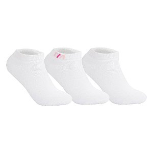 Kit com 3 Pares Cano Curto Esportiva - Tam 34 a 39