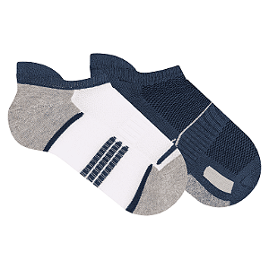 Kit 2 Pares Cano Curto Com Puxador - Tam 39 a 42