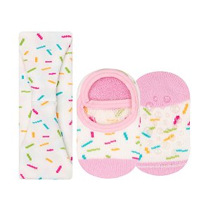 Kit Sapatilha com Faixa Bebê - Tam 17 a 22