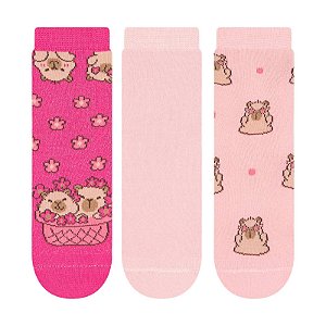 Kit 3 Pares Soquete Infantil