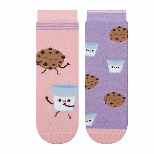 Kit 2 Pares Soquete Atoalhada