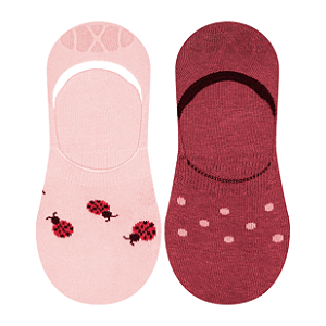 Kit 2 Pares Sapatilha Invisível - Adulto