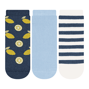 Kit 3 Pares Cano Curto - Tam 34 a 39