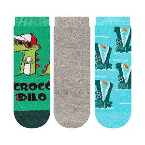 Kit 3 Pares Soquete Infantil