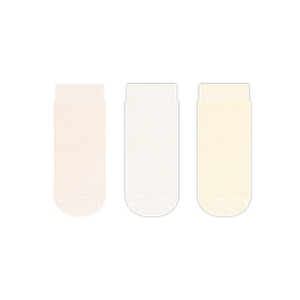 Kit 3 pares Soquete Presenteável Recém Nascido - Tam 13 a 16