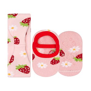Kit Sapatilha com Faixa Bebê - Tam 17 a 22
