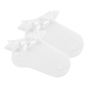 Soquete Bebê Fashion Com Laço - Tam 17 a 22