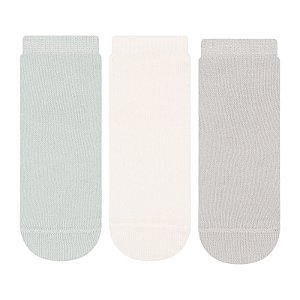 Kit 3 Pares Soquete Bebê - Tam 17 a 22