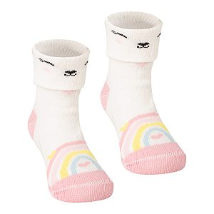 Soquete Bebê Punho Duplo - Tam 17 a 22