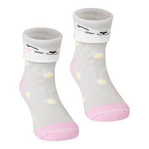 Soquete Bebê Punho Duplo - Tam 17 a 22