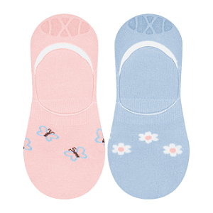 Kit 2 Pares Sapatilha Invisível - Adulto