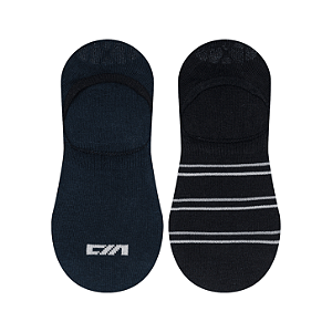 Kit 2 Sapatilha Invisível - Adulto Masculino