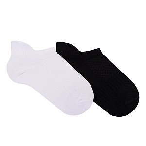 Kit 2 Pares Cano Curto Com Puxador - Tam 34 a 39