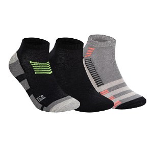 Kit 3 Pares Cano Curto - Tam 39 a 42