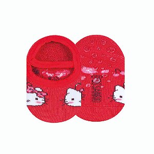 Sapatilha antiderrapante Bebê - Hello Kitty - Tam 17 a 22