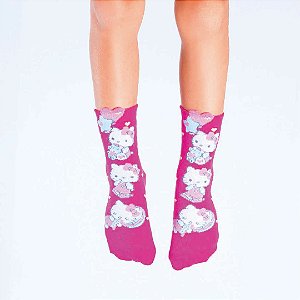 Soquete 3D Infantil -Hello Kitty
