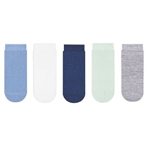 Kit 5 Pares Cano Médio Bebê - Tam 17 a 22