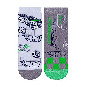 Kit 2 Pares Cano Médio Hot Wheels - 23 ao 38