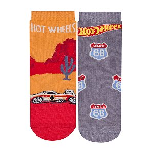 Kit 2 Pares Cano Médio Hot Wheels - 23 ao 38
