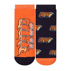 Kit 2 Pares Cano Curto HotWheels - Tam 39 a 43
