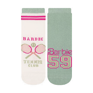 Kit 3 Pares Cano Curto Barbie Infantil e Adulto - Tam 23 a 39