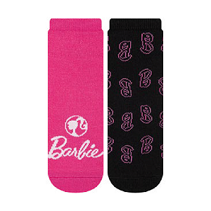 Kit 3 Pares Cano Curto Barbie Infantil e Adulto - Tam 23 a 39