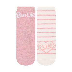 Kit 3 Pares Cano Curto Barbie Infantil e Adulto - Tam 23 a 39