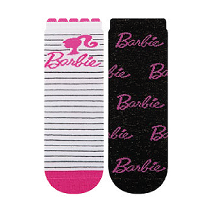 Kit 3 Pares Cano Médio Barbie Infantil e Adulto - Tam 23 a 39