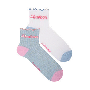 Kit 3 Pares Cano Médio Fru Fru Barbie Infantil e Adulto - Tam 23 a 39