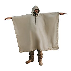 Poncho EX-FA-A3 Cerrado Nylon Emborrachado Impermeável com Função Abrigo