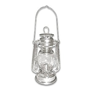 Lampião a Querosene Zincado Kala – Tradicional, Decorativo e Resistente