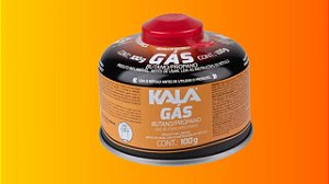 Cartucho de Gás Butano 100g Kala – Compacto, Recarregável e Seguro