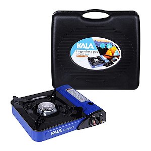 Fogareiro Portátil a Gás Kala – Compact Azul, Ignitor Piezo, Alta Potência