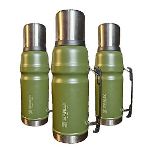 Garrafa Térmica de Inox 1L – Conserva Bebidas Quentes ou Frias com Estilo