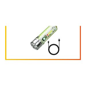 Lanterna Recarregável CX-520C Flashlight – 6 em 1 com Corpo Fluorescente e Ímã
