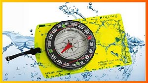 Bússola de Orientação com Corda Ajustável – Ideal para Acampamento e Atividades Outdoor