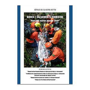 livro Busca e Salvamento Terrestre – Sérgio de Oliveira Netto