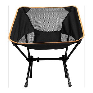 Cadeira Desmontável Mônaco Preta 120kg – Kala
