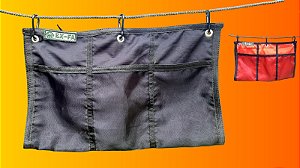 Bolsa Organizadora de Rede Camping EX-FA Nylon 210T 7 Bolsos