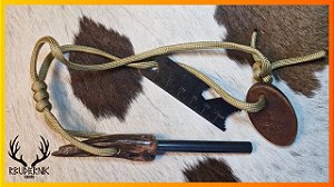 Pederneira Artesanal de Ferro-Cério com Cabo de Chifre de Cervo – Rbudernik Couros