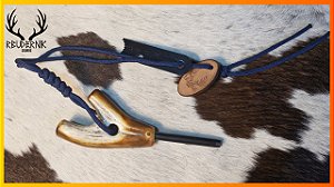 Pederneira Artesanal de Ferro-Cério com Cabo de Chifre de Cervo – Rbudernik Couros