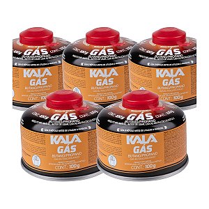 Promoção – Leve 5 Cartuchos de Gás Butano Kala 100g com Frete Grátis