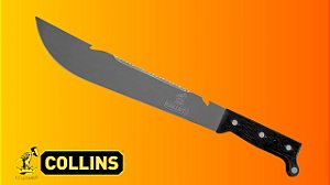 Facão Collins 12" Multiuso – Aço SAE 1074 Niquelado