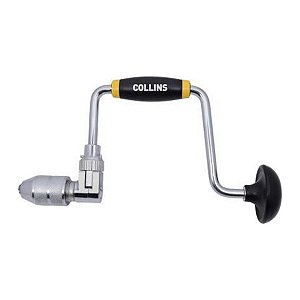 Arco de Pua com Catraca Collins 10" – Furadeira Manual para Madeira
