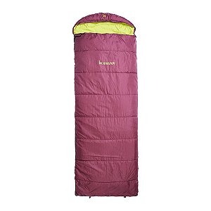 Saco de Dormir Hawapi Allpa Envelope 15°C a 5°C Vinho | Leve e Versátil