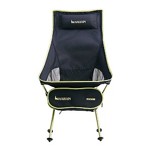 Cadeira Camping Atacama Hawapi Alumínio 125kg com Encosto