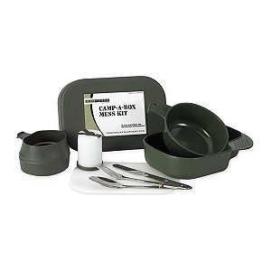 Conjunto de Utensílios Ranch TAG Verde para Camping