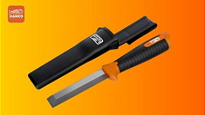 Faca Bahco 2448 Aço Carbono Tipo Formão com Estojo