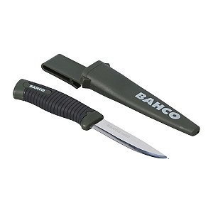 Bahco – Faca Multiuso 220mm modelo 2446-lap C/bainha Sobrevivência Camping Pesca Verde-escuro